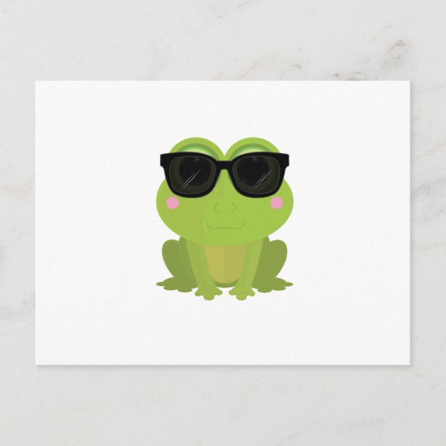 Cool Frog Postcard (Front)