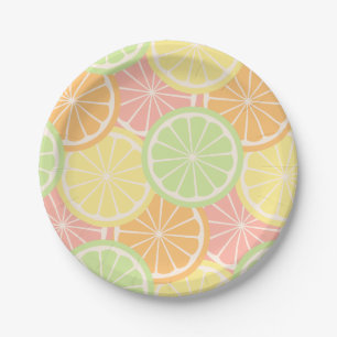Cool Fruity Summer Birthday Party Supplies Paper Plate