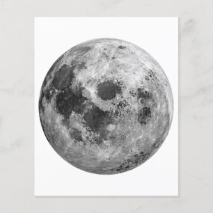 Cool Full Moon Graphic Space Astronomy Science