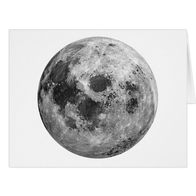 Cool Full Moon Graphic Space Astronomy Science (Front Horizontal)