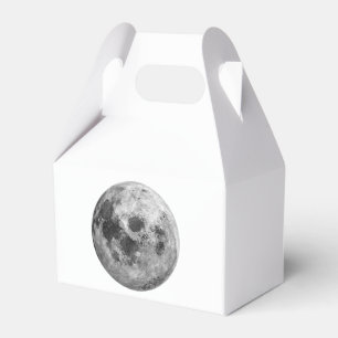 Cool Full Moon Graphic Space Astronomy Science Favor Box