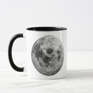 Cool Full Moon Graphic Space Astronomy Science Mug