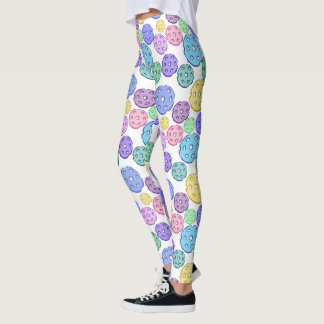 Cool Fun Colourful Pickleball Pattern Leggings