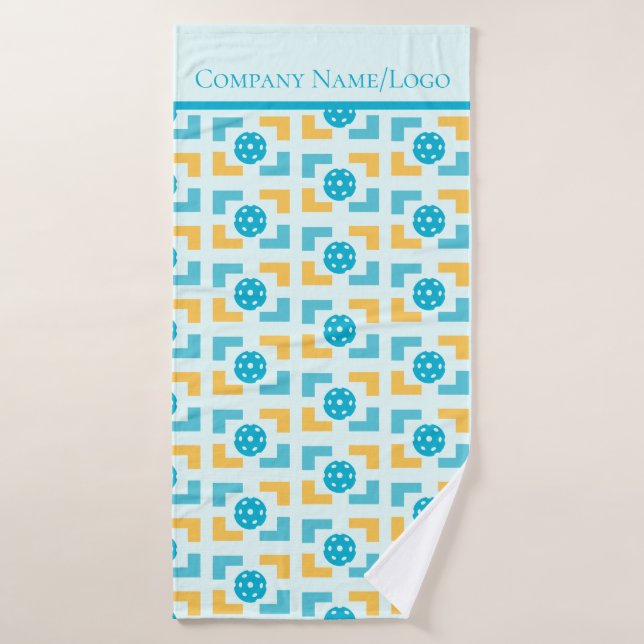 Cool Fun Pickleball Patterned (Serviette de bain)