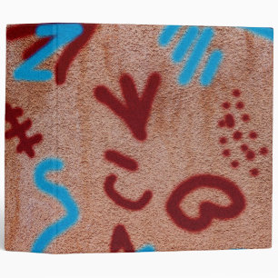 Cool Fun Unique Wall Writings Binder