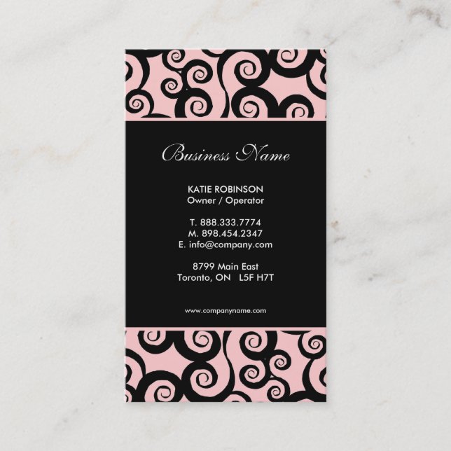 Cool & Funky Business Cards (Front)
