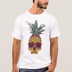 Cool Funky Geek Pineapple Punk Custom Colour T-Shirt