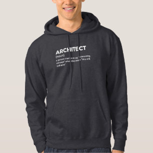 Cool Funny Architect Hoodie – Definition Style