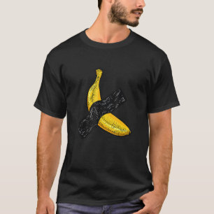 Cool Funny Banana Mounted With Adhesive Tape Graph T-Shirt