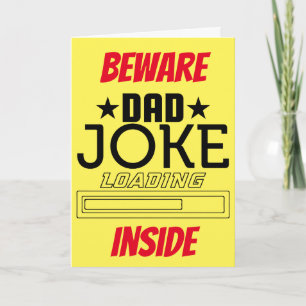 Cool Funny Dad Joke Card