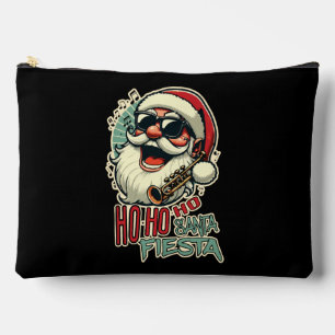 Cool funny Santa Claus with sunglasses - Ho-ho-ho Accessory Pouch