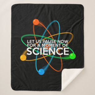 Cool Funny Science Quote Modern Sherpa Blanket