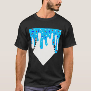 Cool Funny Sell Home Plate Ice Cream Drip With Spr T-Shirt