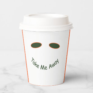 Cool Funny Take take-away drink Coffee Shop  Paper Cups