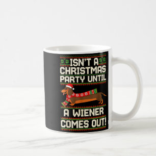 Cool Funny Wiener Dog Christmas Dachshund Holiday  Coffee Mug