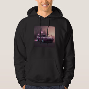 Cool Future Classic Sports Car Drive Race City Lif Hoodie