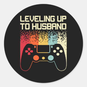 Cool Future Husband For Men Boys Groom To Be Bache Classic Round Sticker