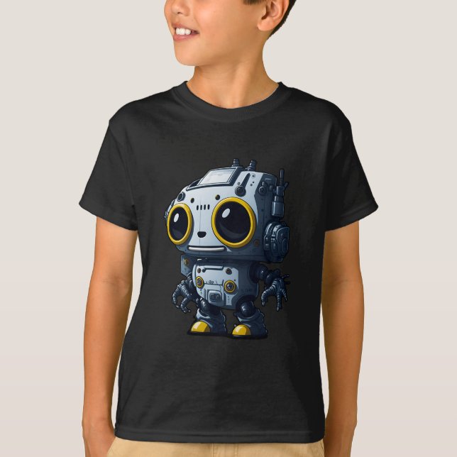 Cool futuristic robot design high quality T-Shirt (Front)