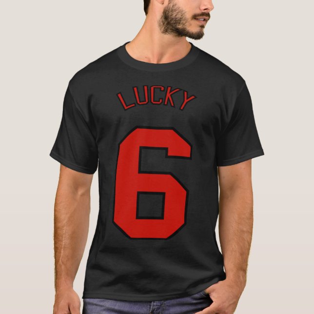 Cool Gagnant Lucky Number Six T-Shirt Classique (Devant)