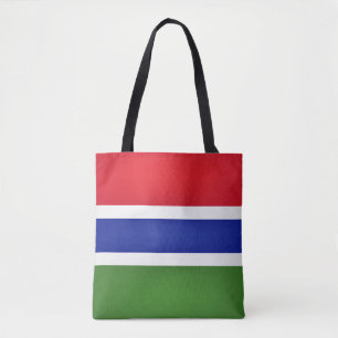 Cool Gambia Flag Fashion Tote Bag
