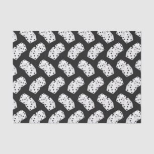 Cool gambling dice party pattern Casino Tissue Paper