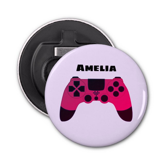 Cool Gamer Design - Gaming Controller Nerdy Bottle Opener (Front)