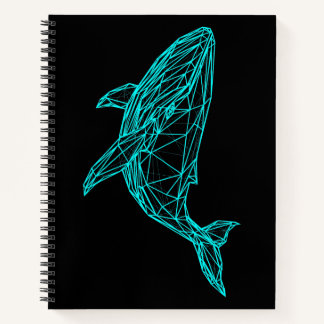 Cool Gamer Whale Deluxe Spiral Notebook