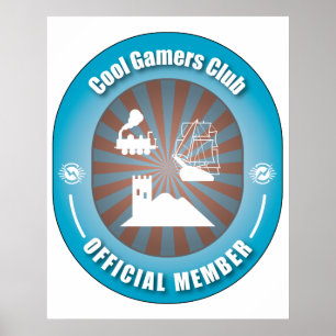 Cool Gamers Club Poster