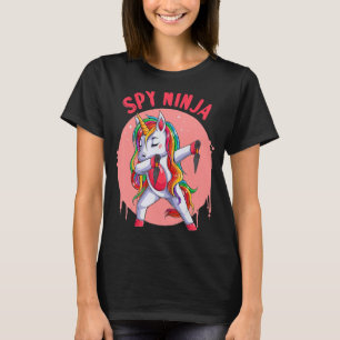 Cool Gaming Spy Unicorn Ninja Gamer Boy Girl Kids  T-Shirt