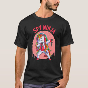 Cool Gaming Spy Unicorn Ninja Gamer Boy Girl Kids T-Shirt