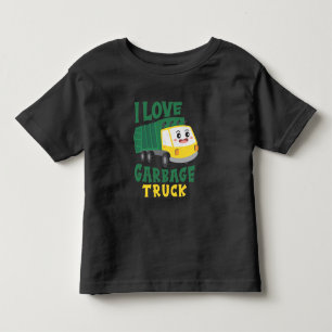 Cool Garbage Truck loving Boy Kids Toddler T-shirt
