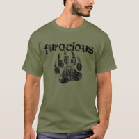 Cool Gay Bear Pride Grunge Furocious Bear Paw