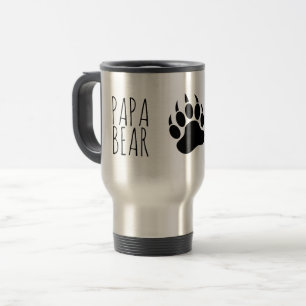Cool Gay Bears Pride Bear Paw Papa Bear Travel Mug