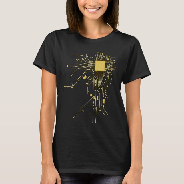 Cool Geek CPU T-Shirt (Front)