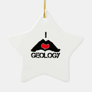 cool geology designs ceramic ornament