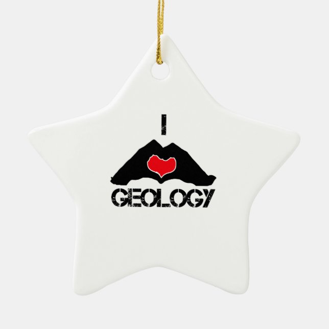 cool geology designs ceramic ornament (Front)