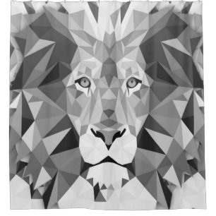 Cool Geometric Lion Head