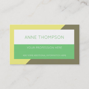 cool geometric & modern professional business card