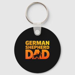 Cool German Shepherd Design For Men Boys Dog Lover Keychain