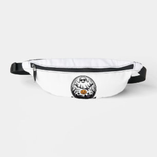 Cool Ghost Halloween Vintage Engraving Tee Art_1 Fanny Pack
