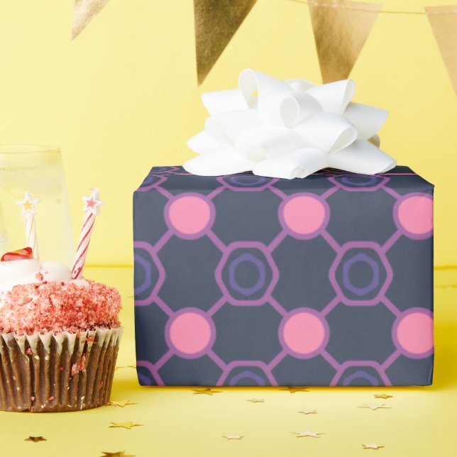 Cool Gift Special Monogram Baby Birthday Wrapping Paper (Birthday Party)