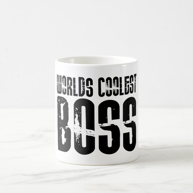 Cool Gifts for Bosses : Worlds Coolest Boss Coffee Mug (Center)