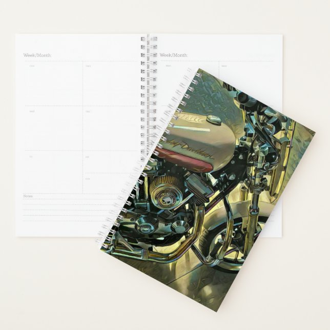 Cool gifts for motorcyclists planner (Display)