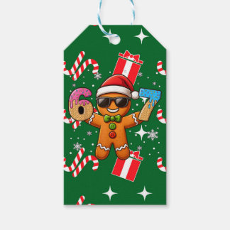 Cool Gingerbread 67 — Holiday Ice‑Cream Numbers Gift Tags