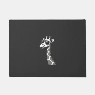 Cool Giraffe Art For Men Women Kids Animal Lover A Doormat