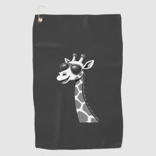 Cool Giraffe Art For Men Women Kids Animal Lover A Golf Towel