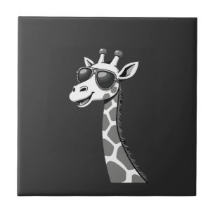 Cool Giraffe Art For Men Women Kids Animal Lover A Tile