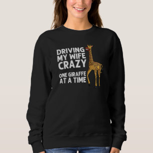 Cool Giraffe For Women Mom Animal Wildlife Zoo Sa Sweatshirt