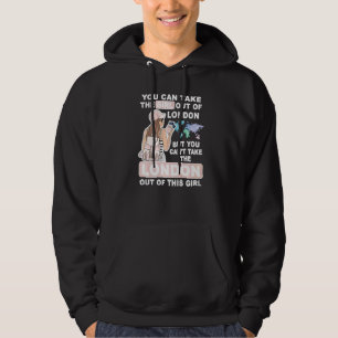 Cool Girl from London City  Proud London Girl Hoodie