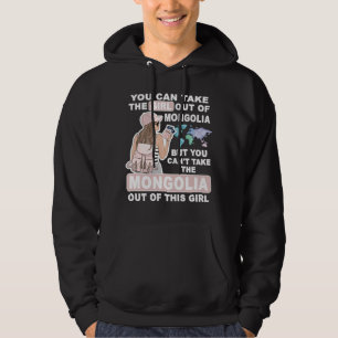 Cool Girl from Mongolia  Proud Mongolia Girl Hoodie